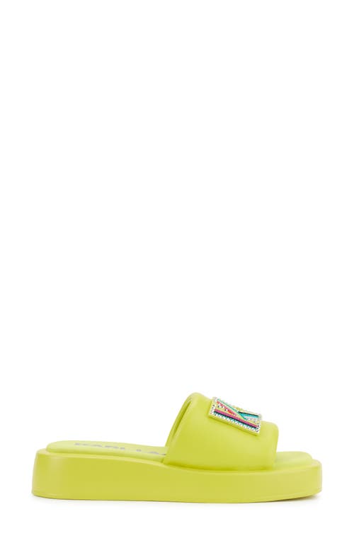 KARL LAGERFELD KARL LAGERFELD OPAL STUDS PLATFORM SLIDE SANDAL