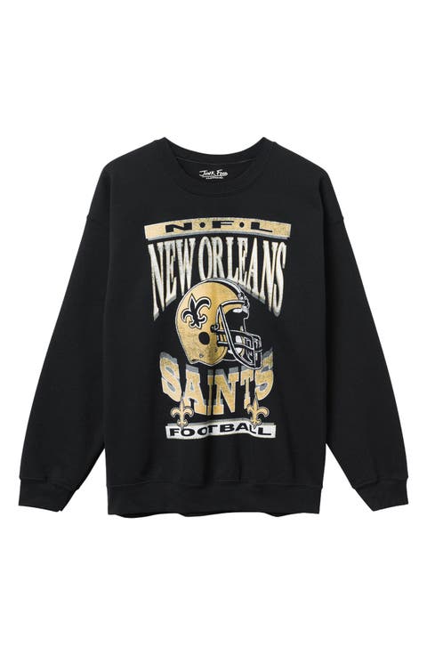 New Orleans Saints Helmet Flea Market Crewneck Sweatshirt