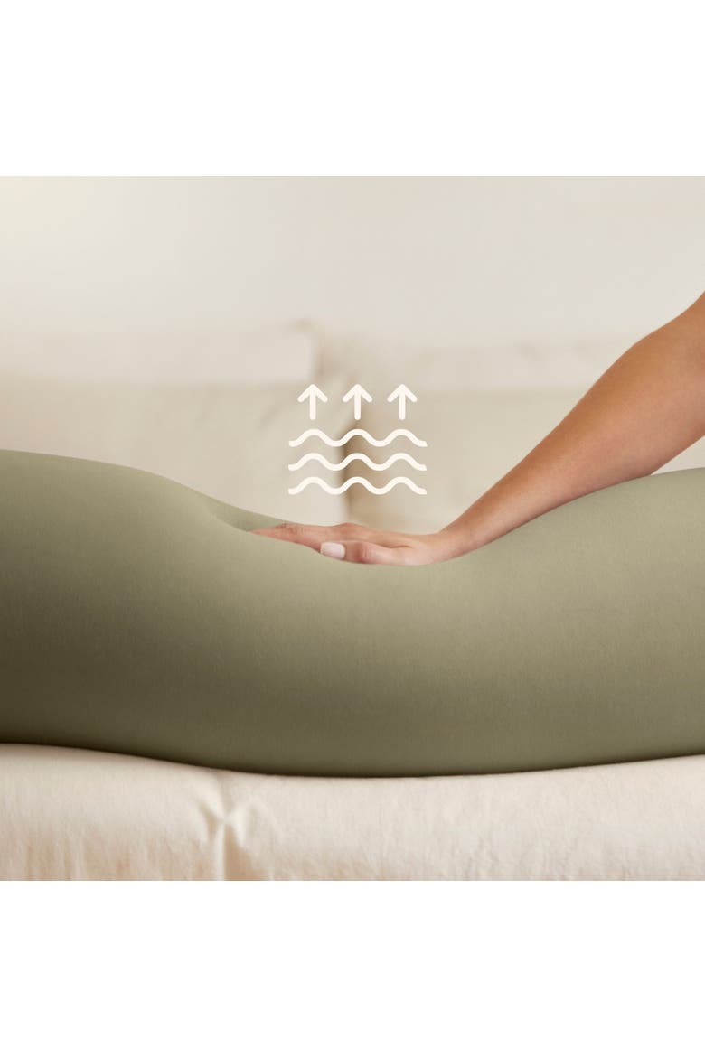 Pregnancy Pillow, Alternate, color, Dusty Olive