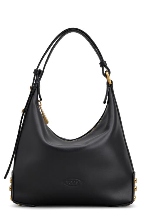 Mini Metal Dots Leather Shoulder Bag