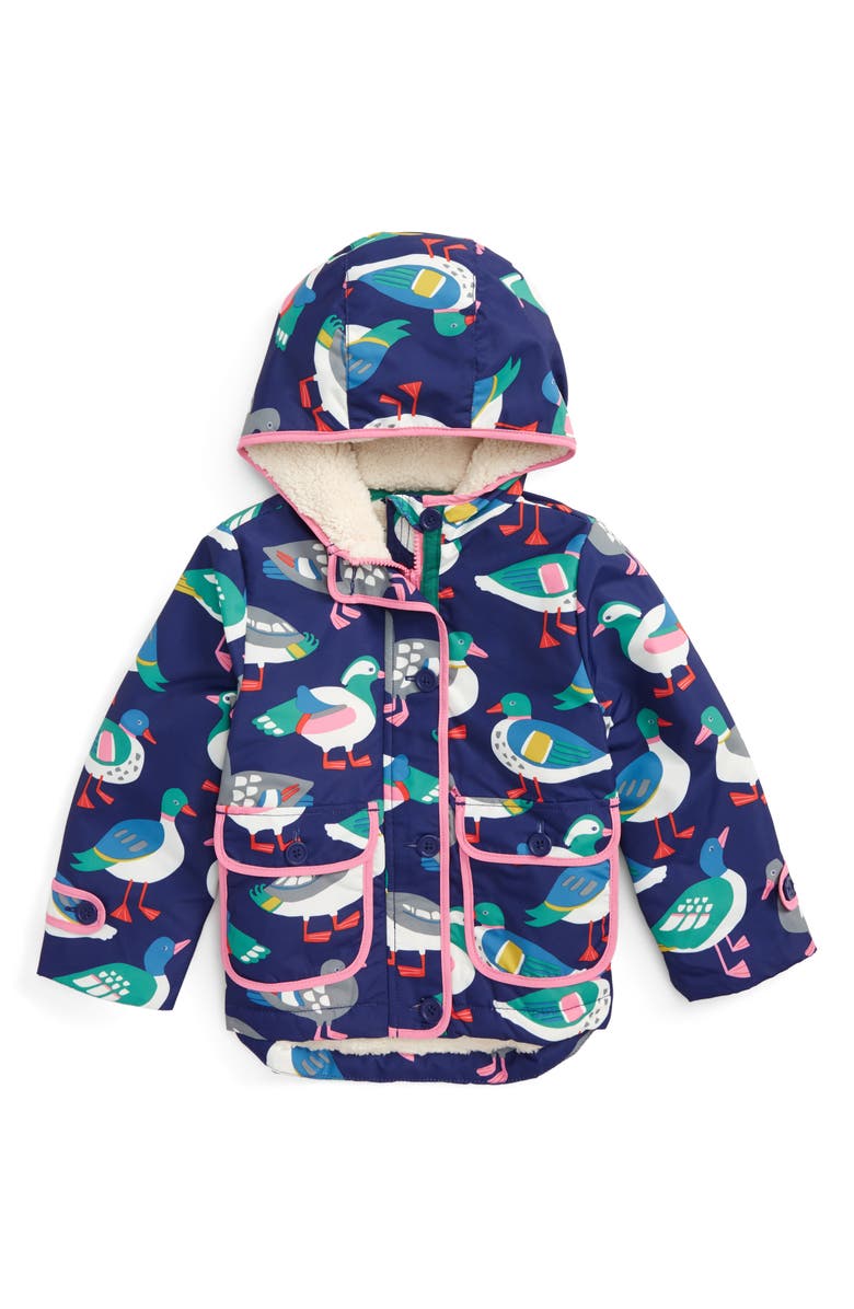 Mini Boden Shower-Resistant Hooded Anorak, Main, color,