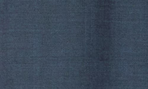 Hugo Boss Boss Tanuri Wool Straight Leg Pants In Blue