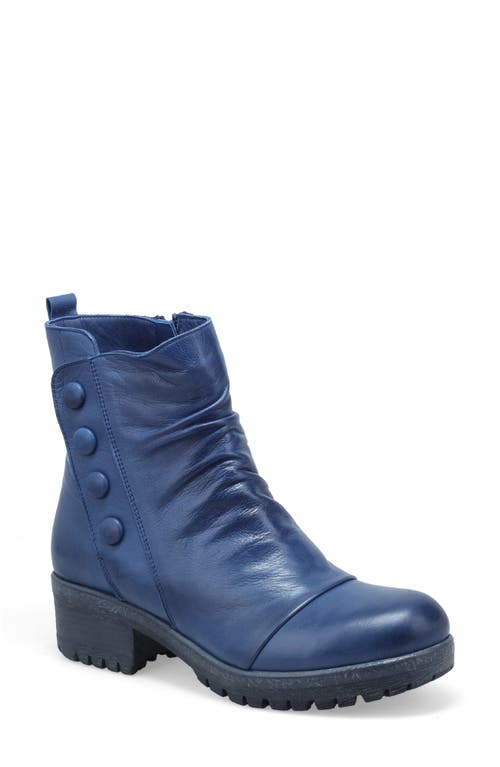 Miz Mooz Dallis Block Heel Bootie In Blue