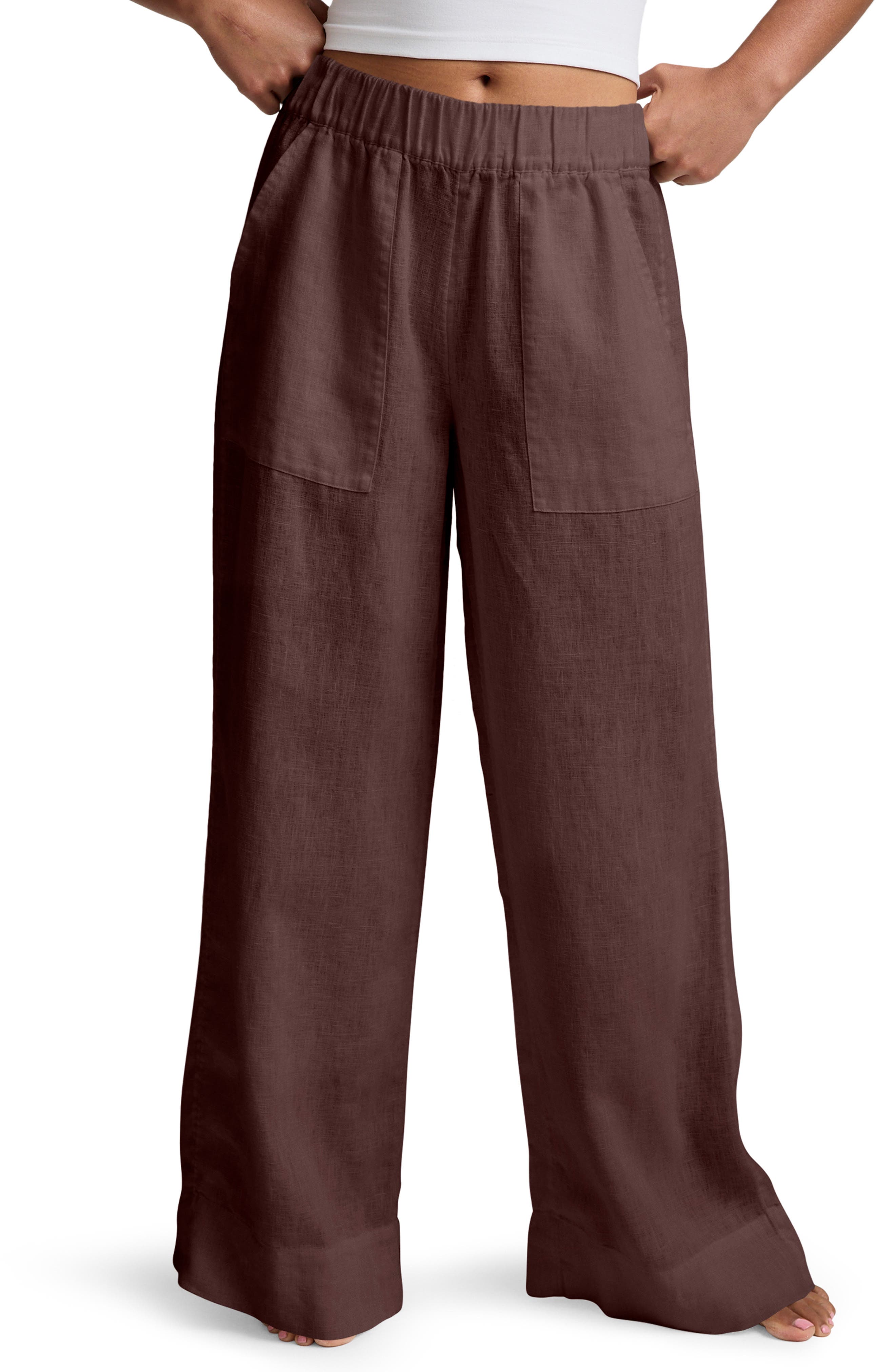 Softwash Wide Leg Linen Pants - image 3