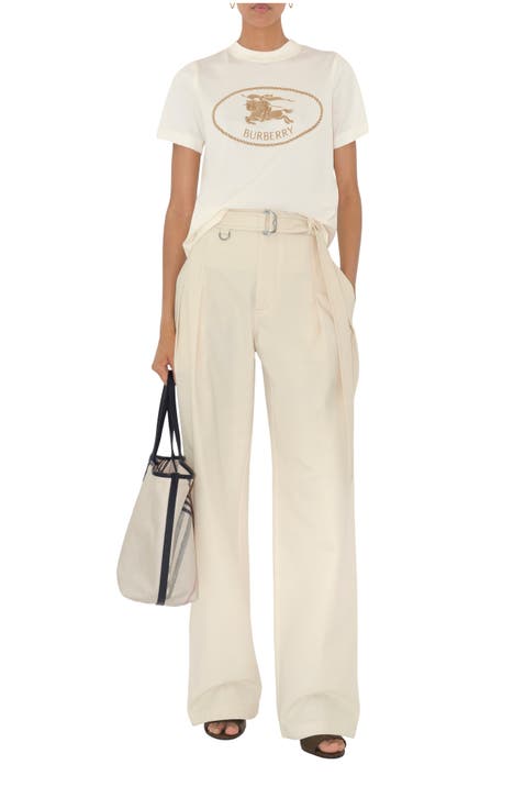 Knight Stamp Cotton T-shirt