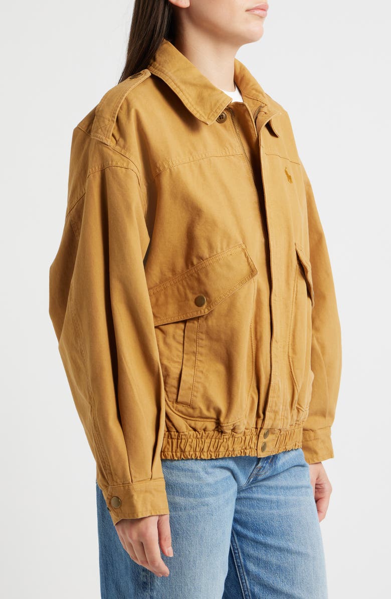 Polo Ralph Lauren Canvas Utility Jacket, Alternate, color, Ghurka