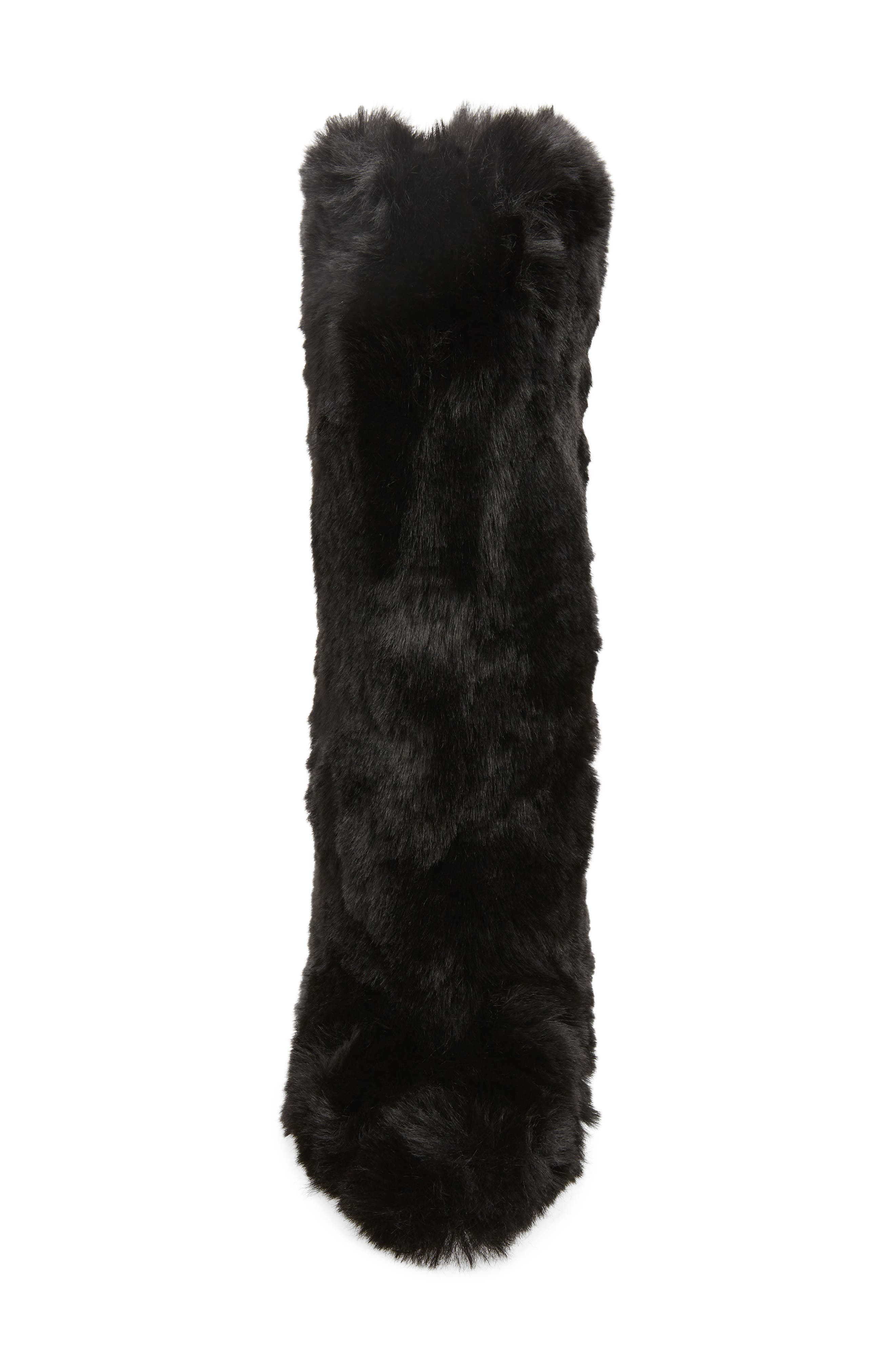 Jeffrey Campbell Fuzzie Faux Fur Pointed Toe Boot, Alternate, color, 