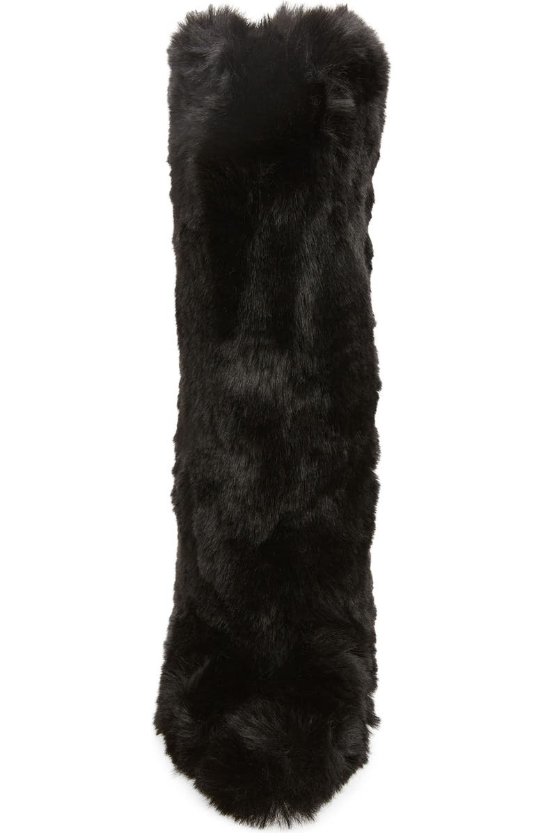 Jeffrey Campbell Fuzzie Faux Fur Pointed Toe Boot, Alternate, color,