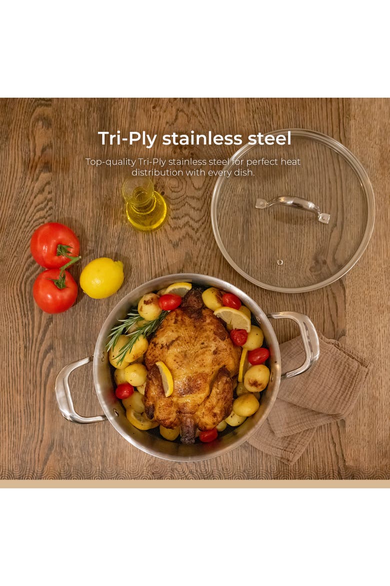 Circlad Series - 8.5" Casserole with Lid, Alternate, color, No Colour