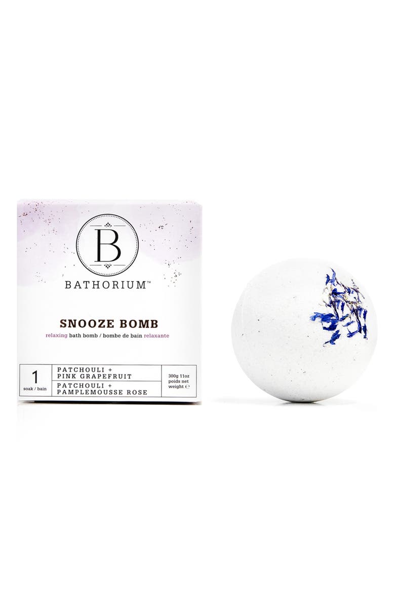 Bathorium Snooze Bath Bomb, Main, color, 