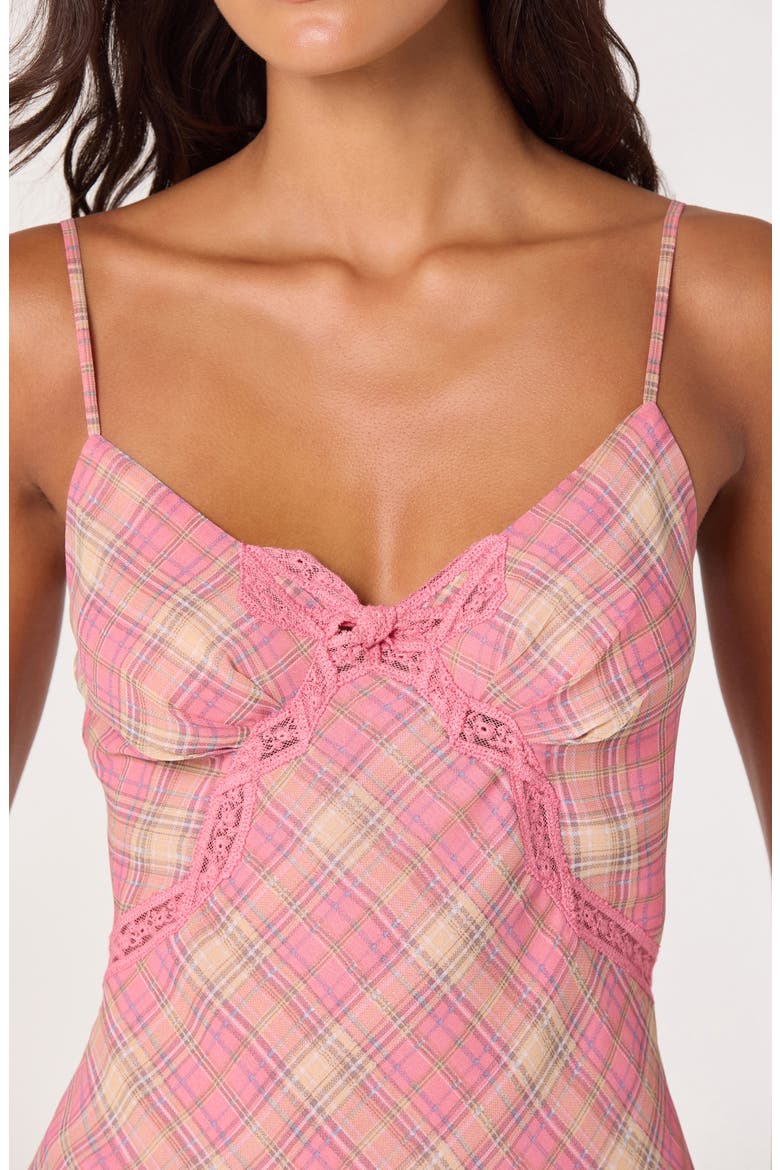 Kirsten Plaid Tank, Alternate, color, PINK PLAID