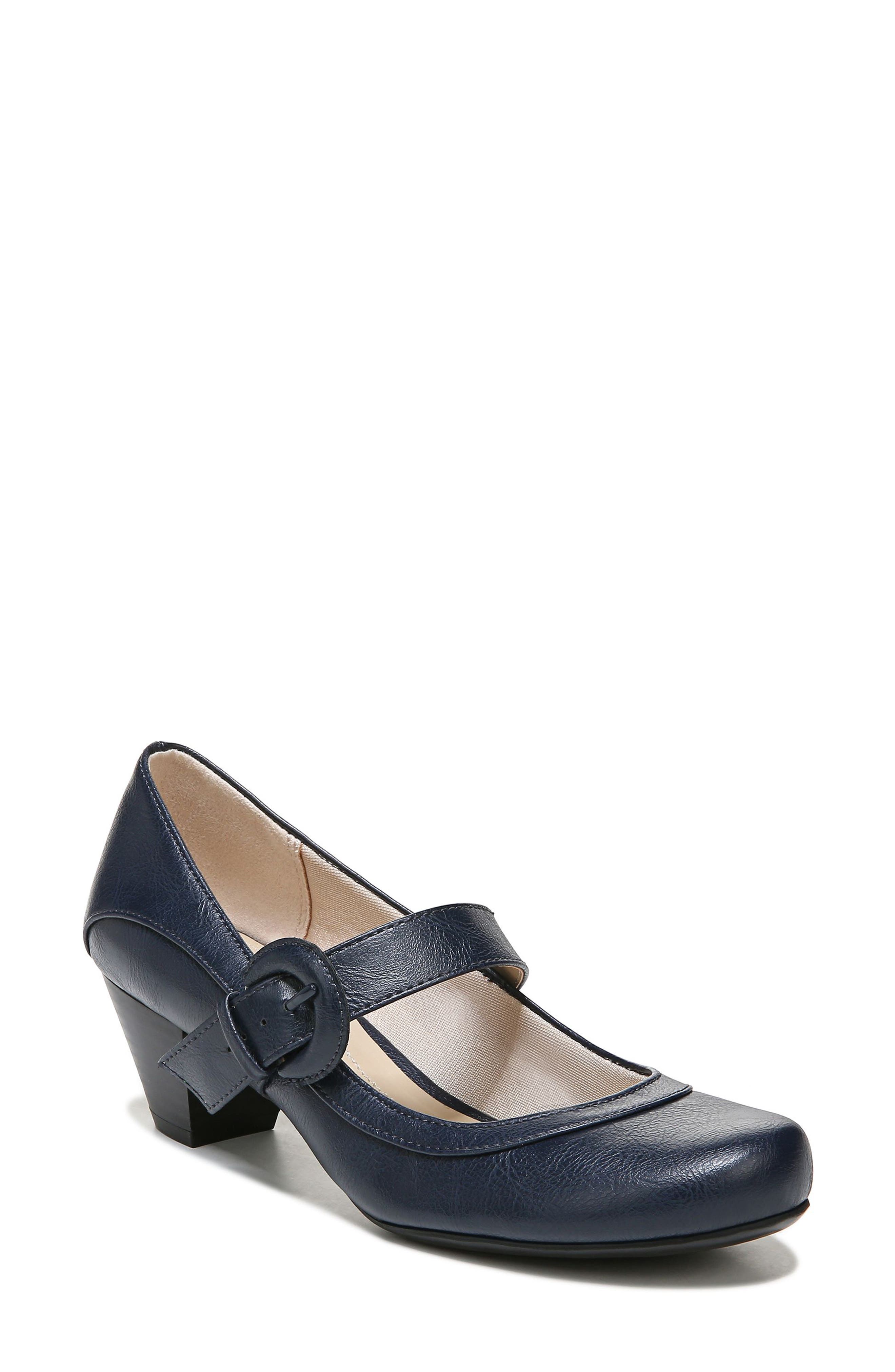 LifeStride Rozz Mary Jane Pump - Wide Width Available, Main, color, Navy