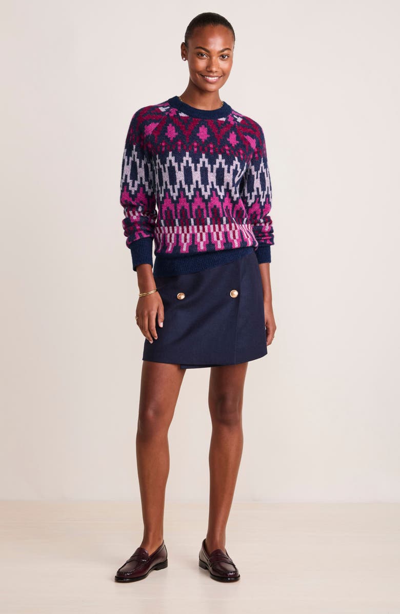 vineyard vines Fair Isle Alpaca & Wool Crewneck Sweater, Alternate, color,