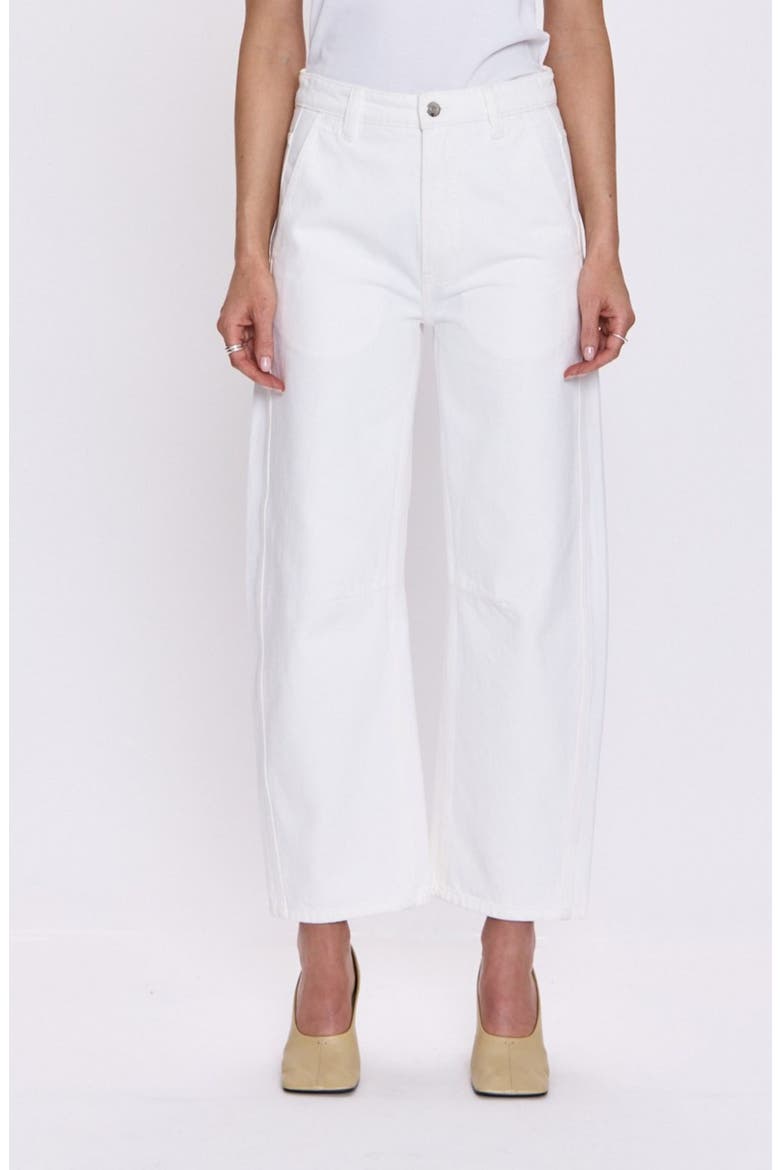 Beau High Rise Crop Jeans, Main, color, PAPER WHITE
