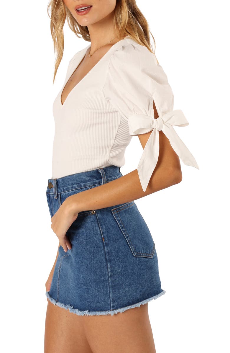 Petal & Pup Zoey Puff Sleeve Top, Alternate, color, White