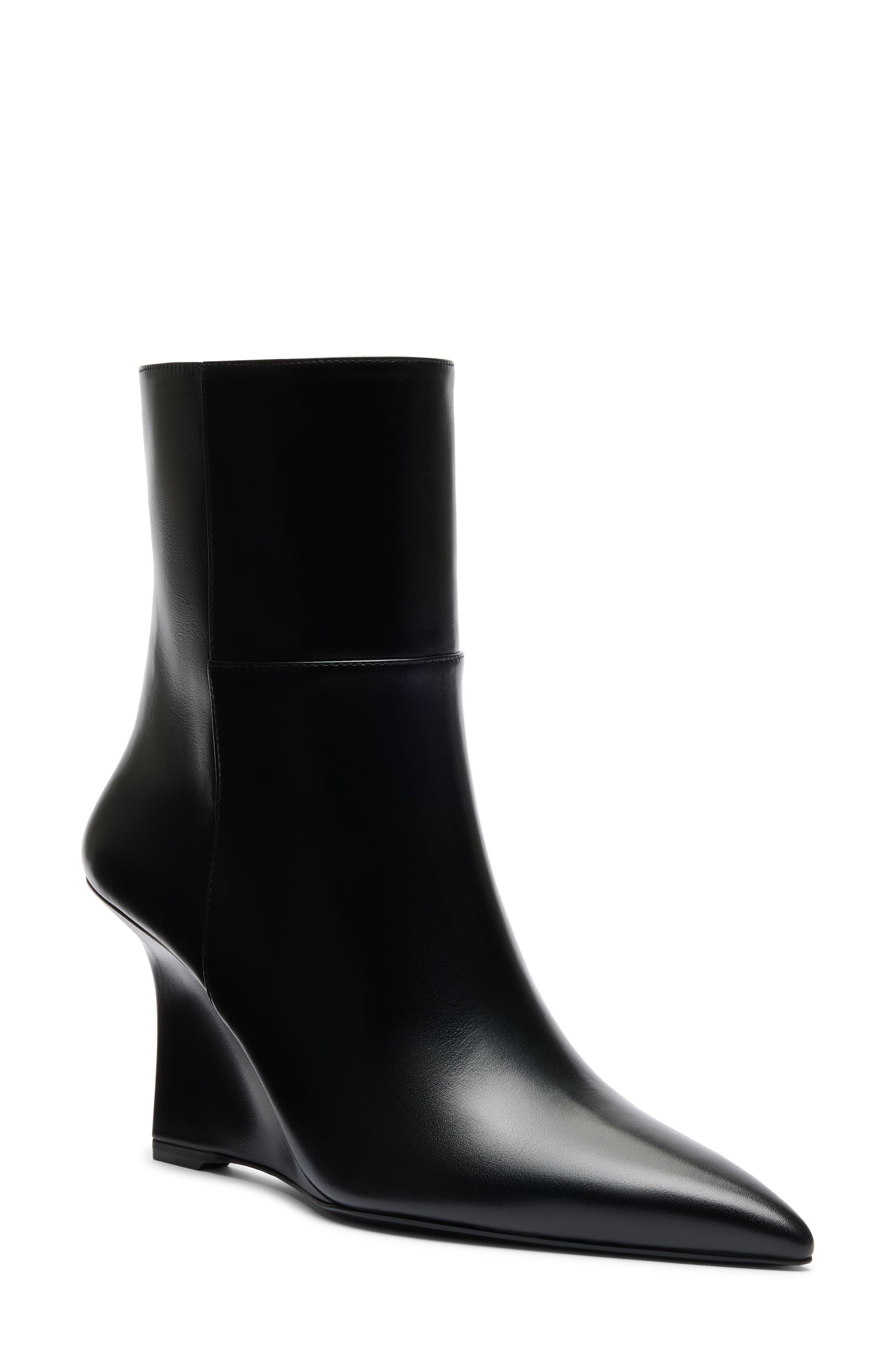 Vinnie Wedge Bootie, Main, color, BLACK