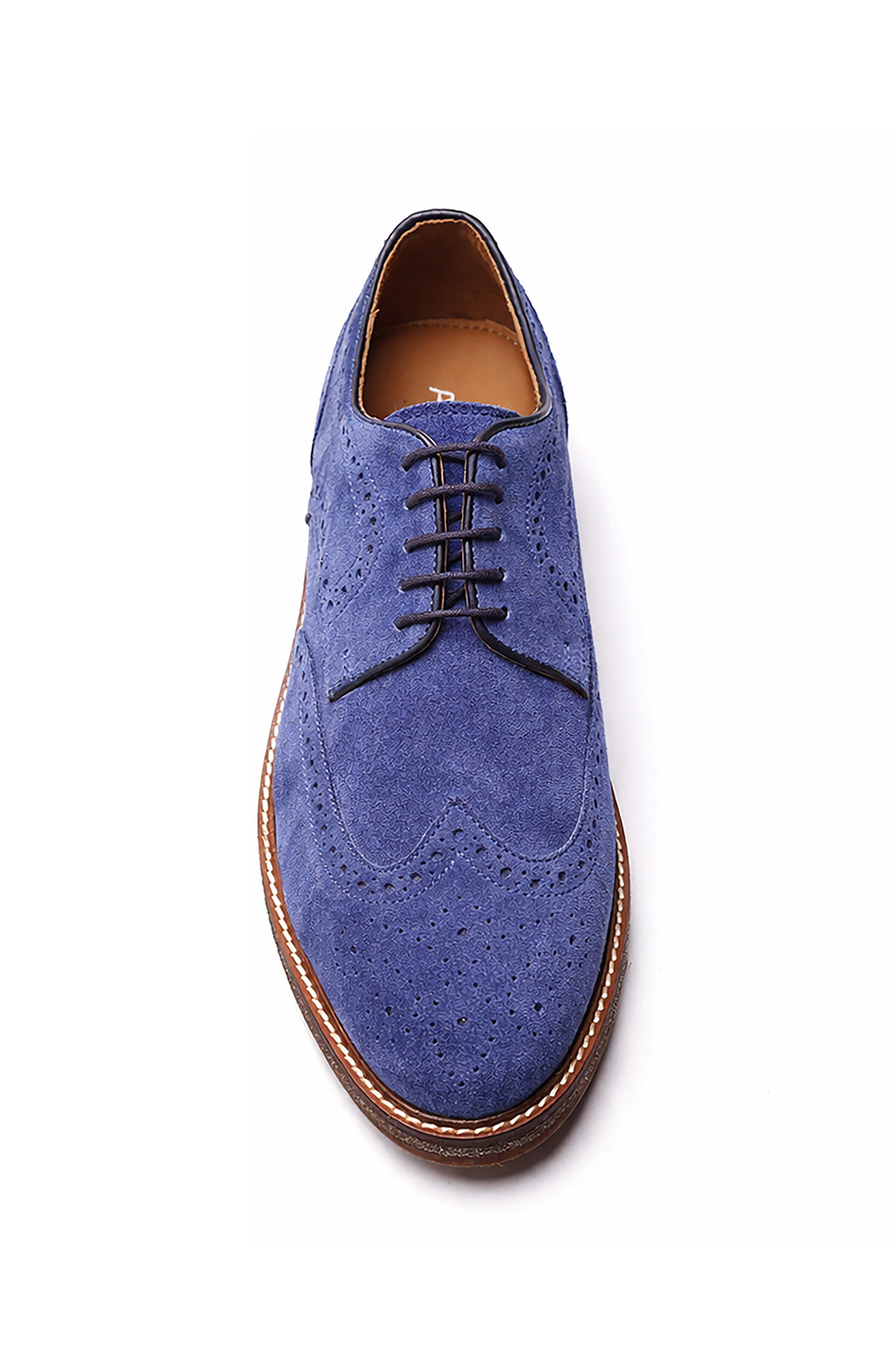 Cambridge Wingtip Lace-up, Alternate, color, Jean Blue Suede