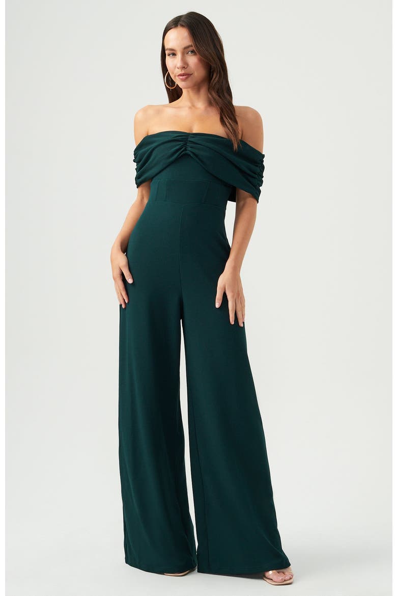 Amalie Jumpsuit, Main, color, Emerald