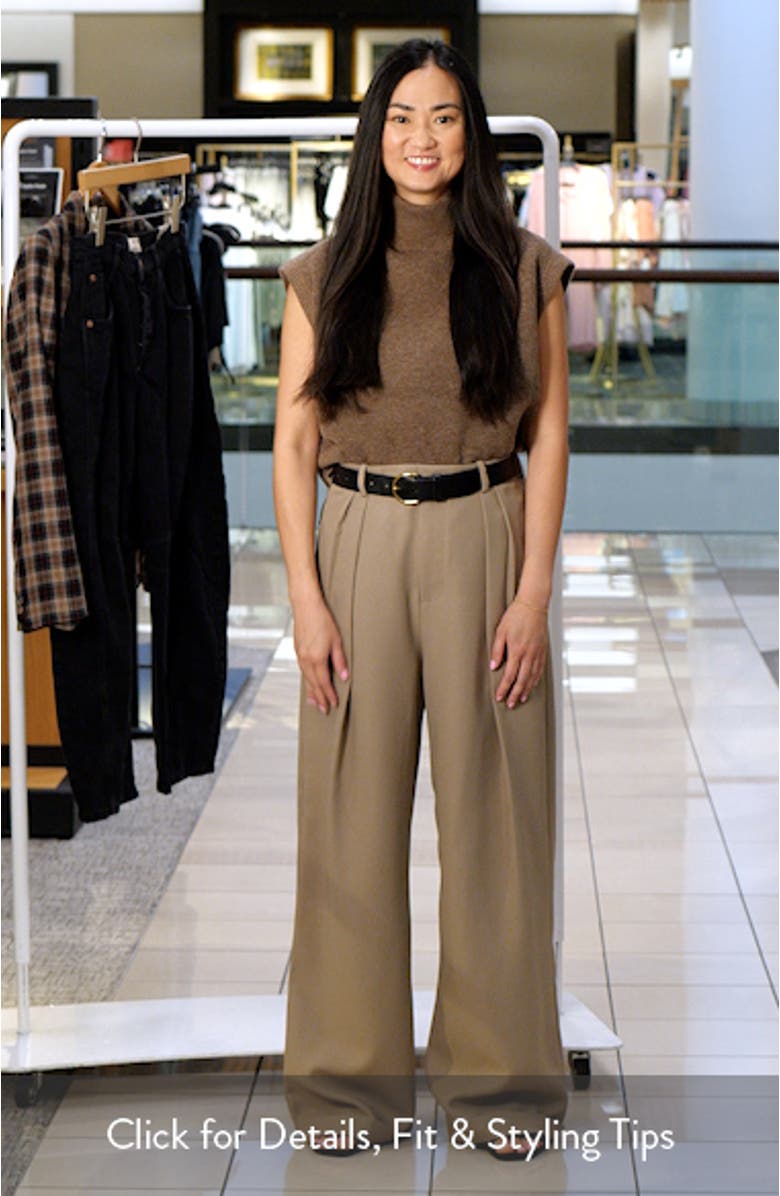 Maddox Pleated Cuff Trousers, sales video thumbnail