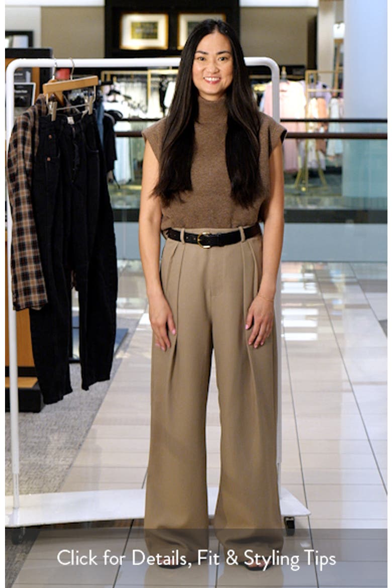 Maddox Pleated Cuff Trousers video