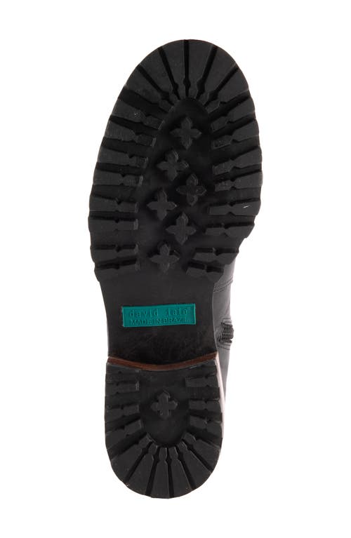 David Tate Santorini Calfskin Waterproof Bootie In Black