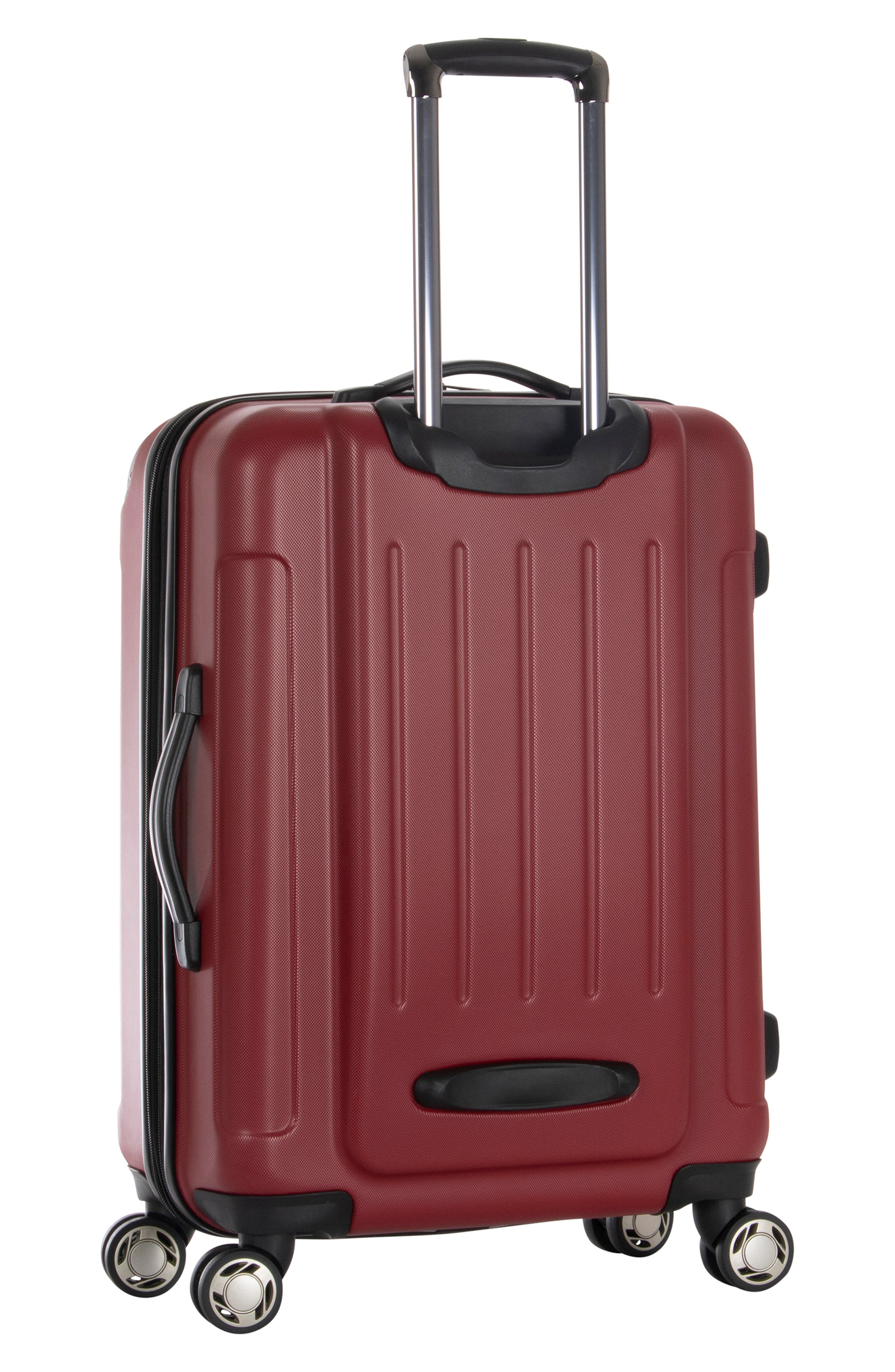 Kenneth Cole Renegade 24" Lightweight Hardside Expandable Spinner Luggage, Alternate, color, Scarlet Red