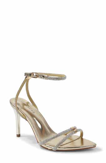 Hellene Rhinestone Ankle Strap Sandal