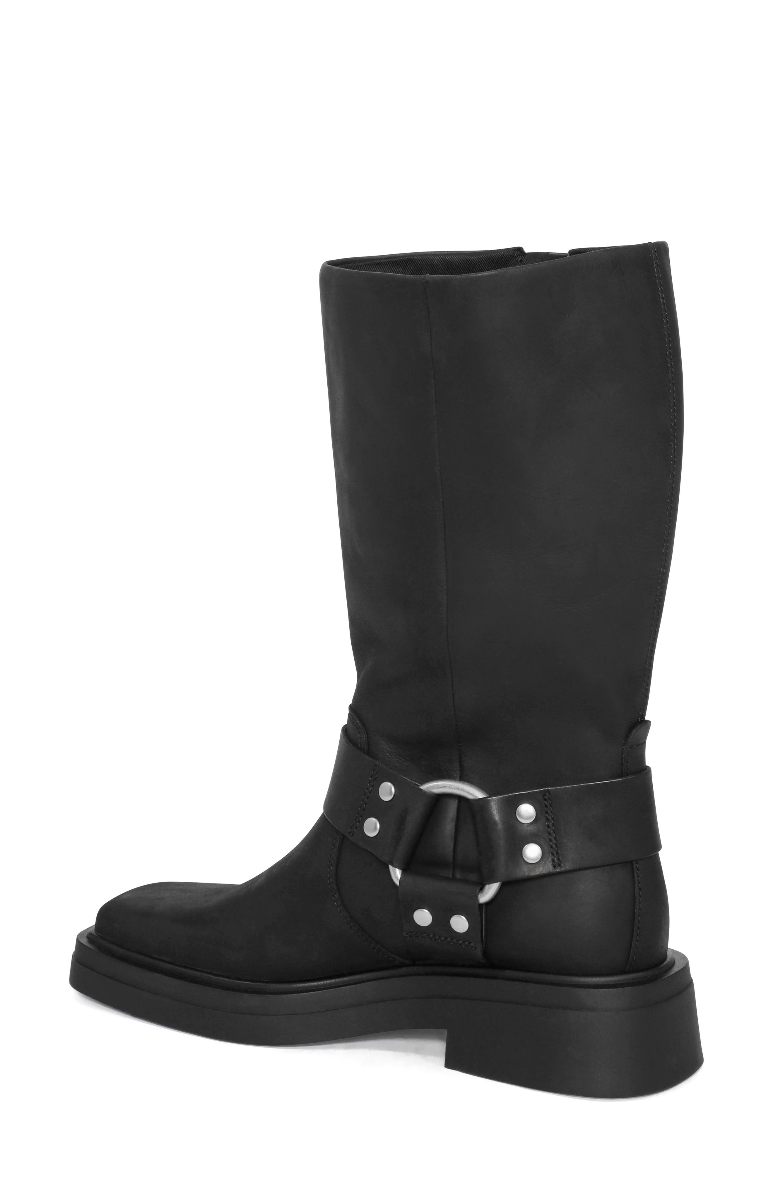 Vagabond Shoemakers Eyra Moto Boot, Alternate, color, Off Black