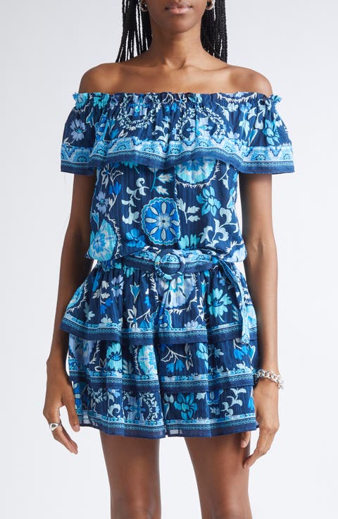 Maia Off the Shoulder Ruffle Top