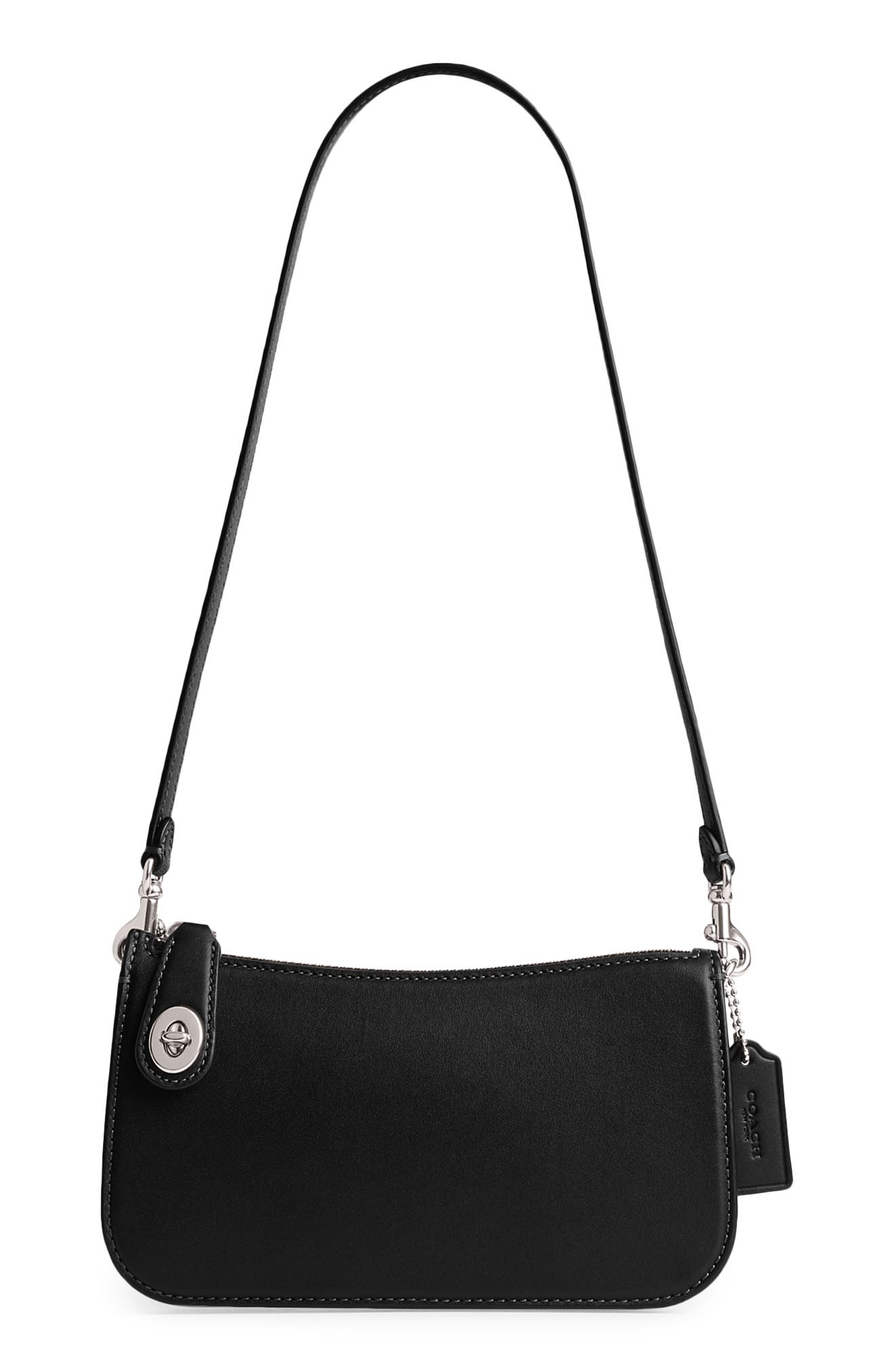 COACH Penn Leather Shoulder Bag, Main, color, 