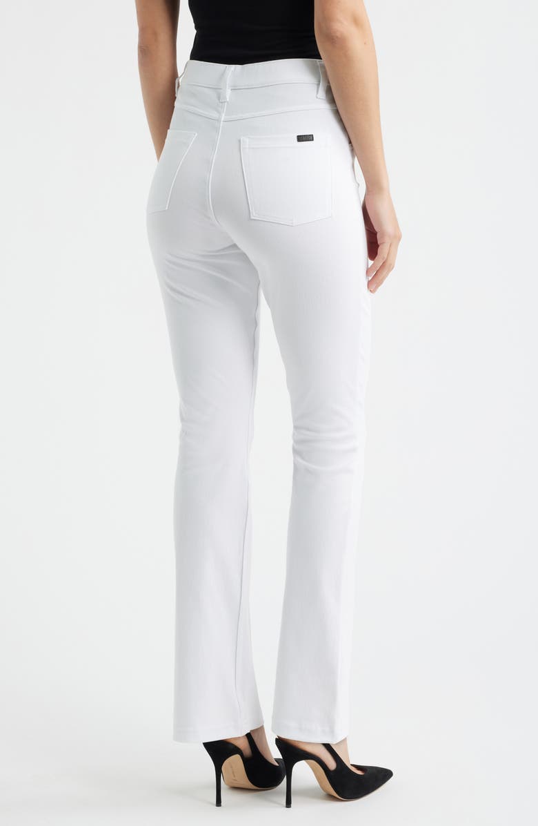 Hue Baby Bootcut Denim Leggings, Alternate, color, White