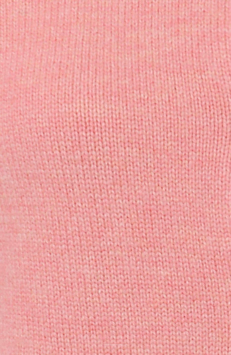 HOUSE OF CB Signature Flamingo Pink Merino Wool Blend Cardigan, Alternate, color, Flamingo Pink