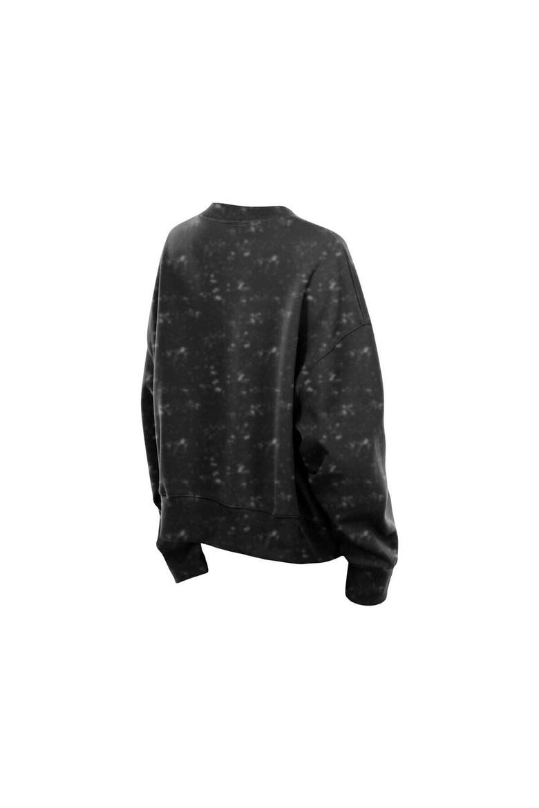 Women's New Era  Black San Francisco Giants Throwback Oversized Boxy Sweatshirt, Alternate, color, Black