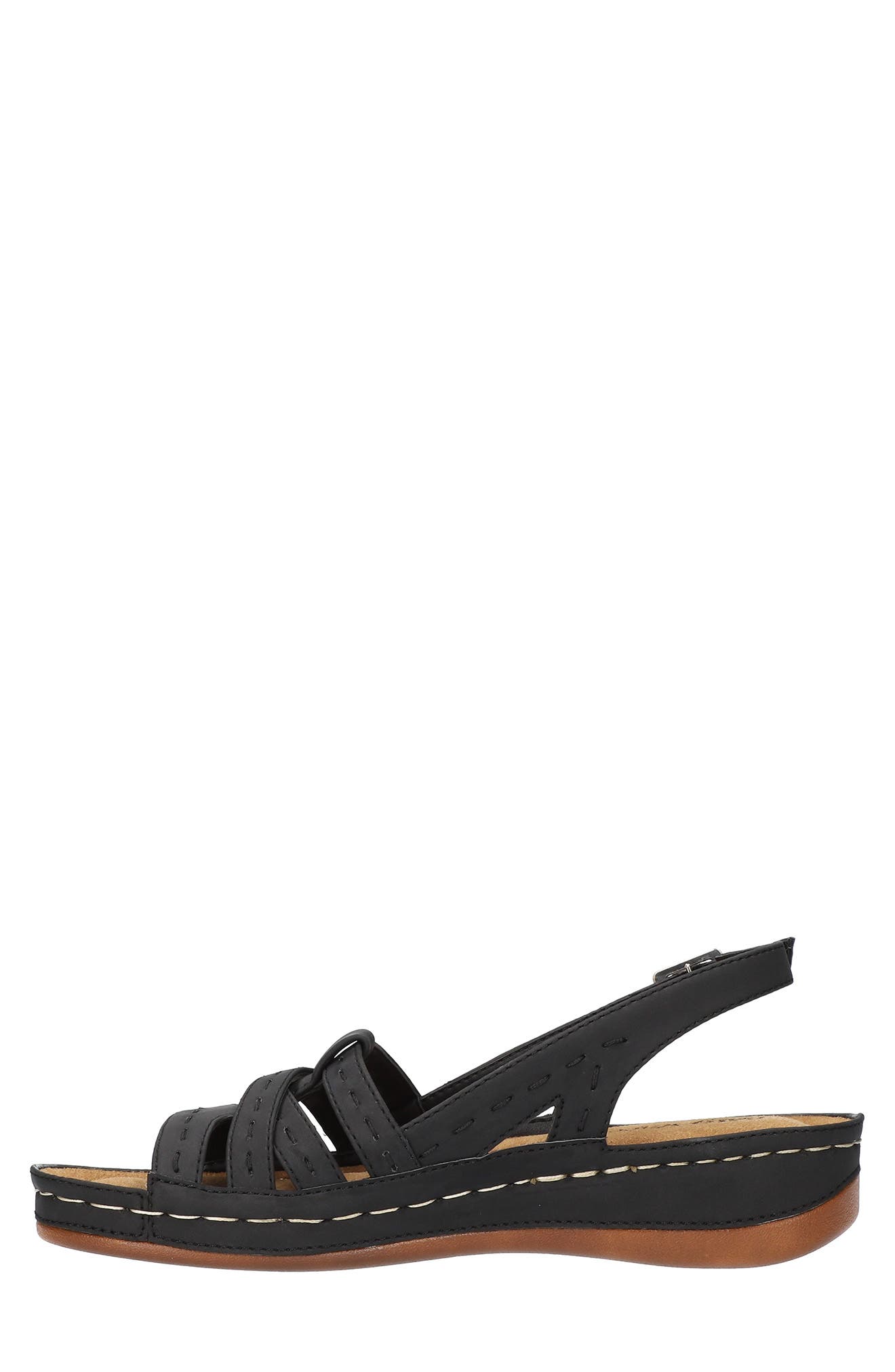 EASY STREET Kehlani Slingback Sandal, Alternate, color, Black