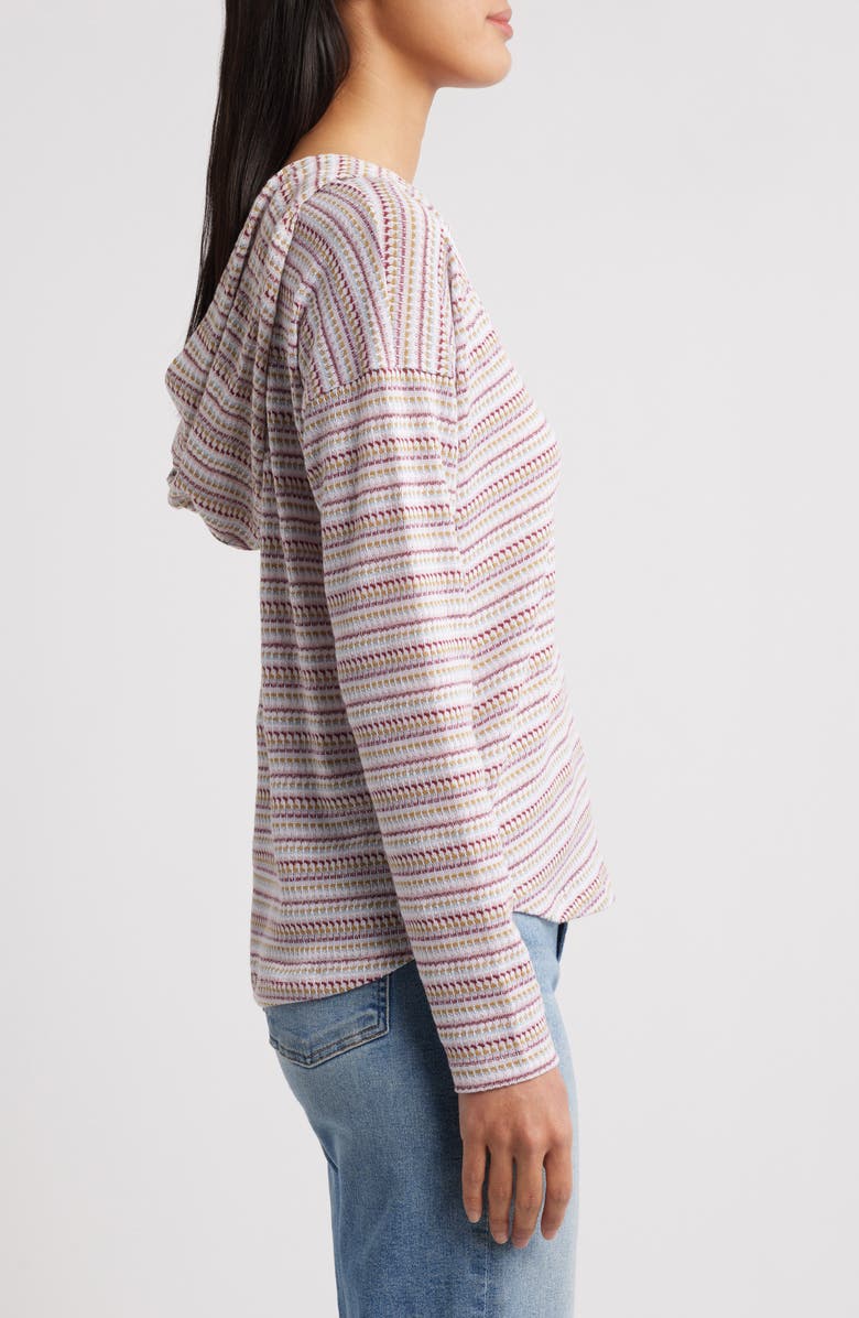 Bobeau Stripe Hoodie, Alternate, color,