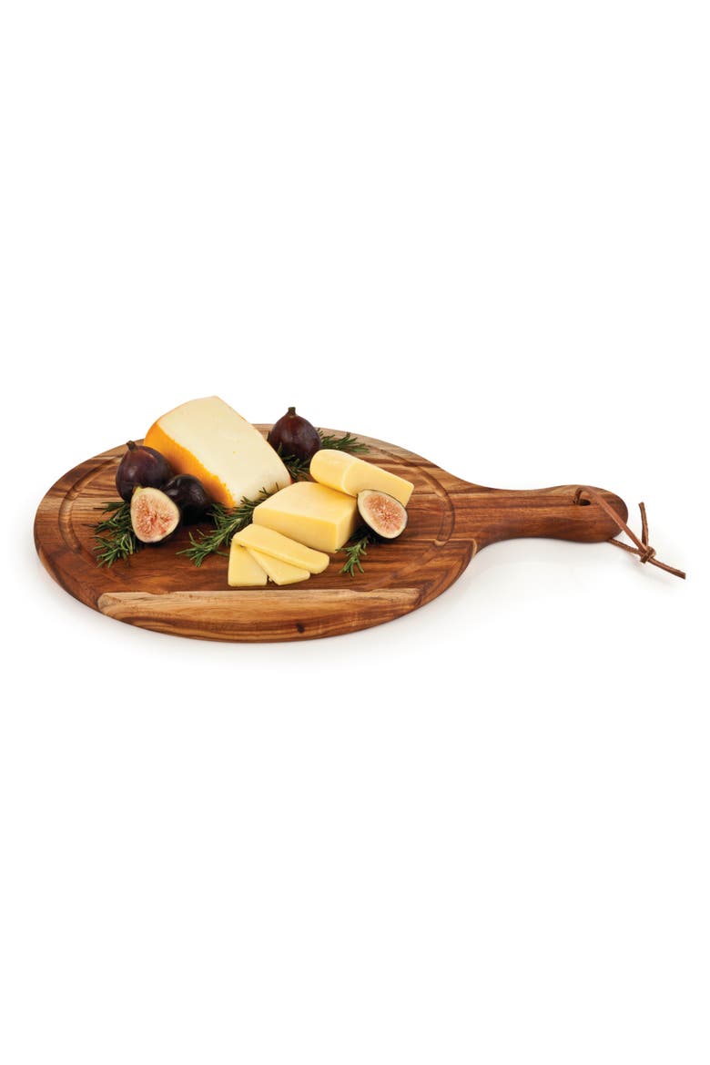 Acacia Wood Artisan Cheese Paddle, Main, color, Wood