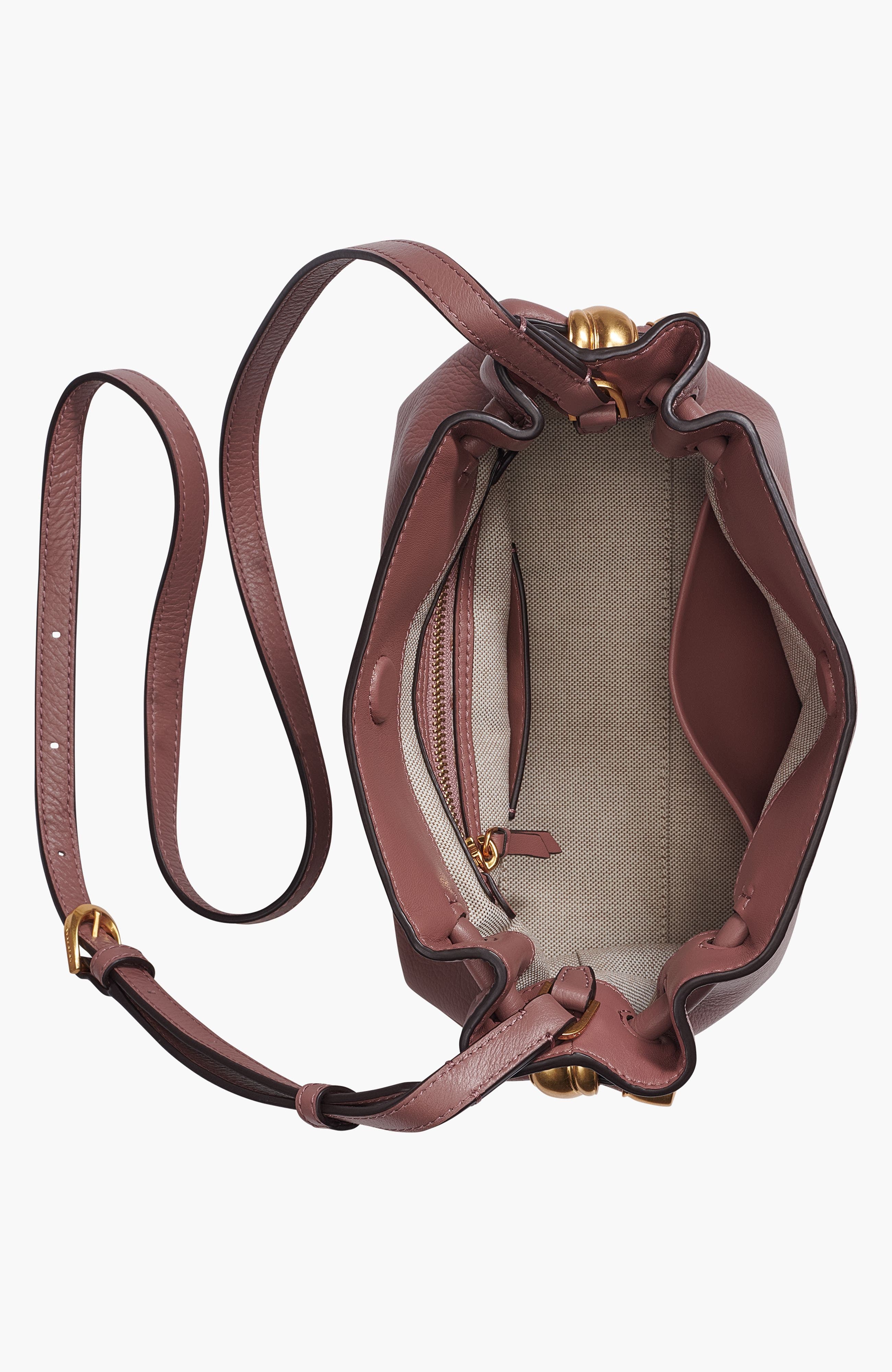Cashmere Crossbody Bag, Alternate, color, Rose Taupe