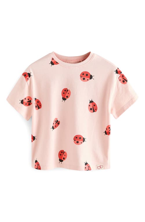 Next Kids' Assorted 3-pack Cotton Graphic T-shirts In Red