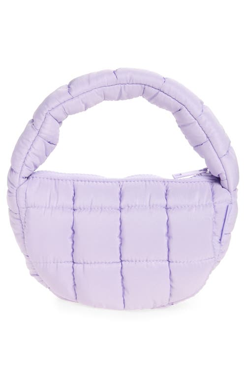 Yogalicious Kids' Mini Quilted Shoulder Bag In Pastel Lilac
