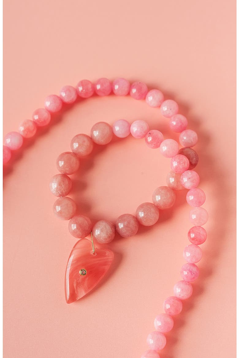Coral Bay Necklace, Alternate, color, PINK