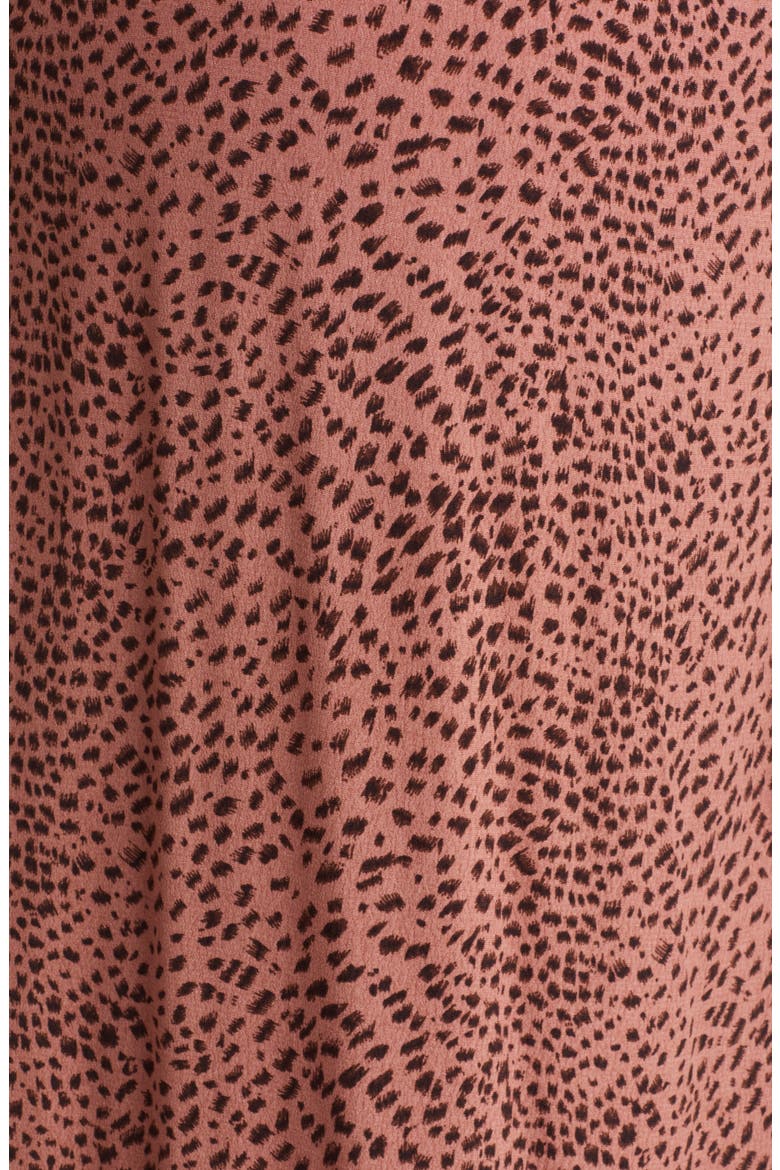 Maternity Wrap Dress, Alternate, color, RUST