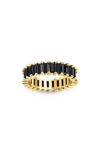 Sterling Forever Caroline Rainbow Cubic Zirconia Eternity Ring