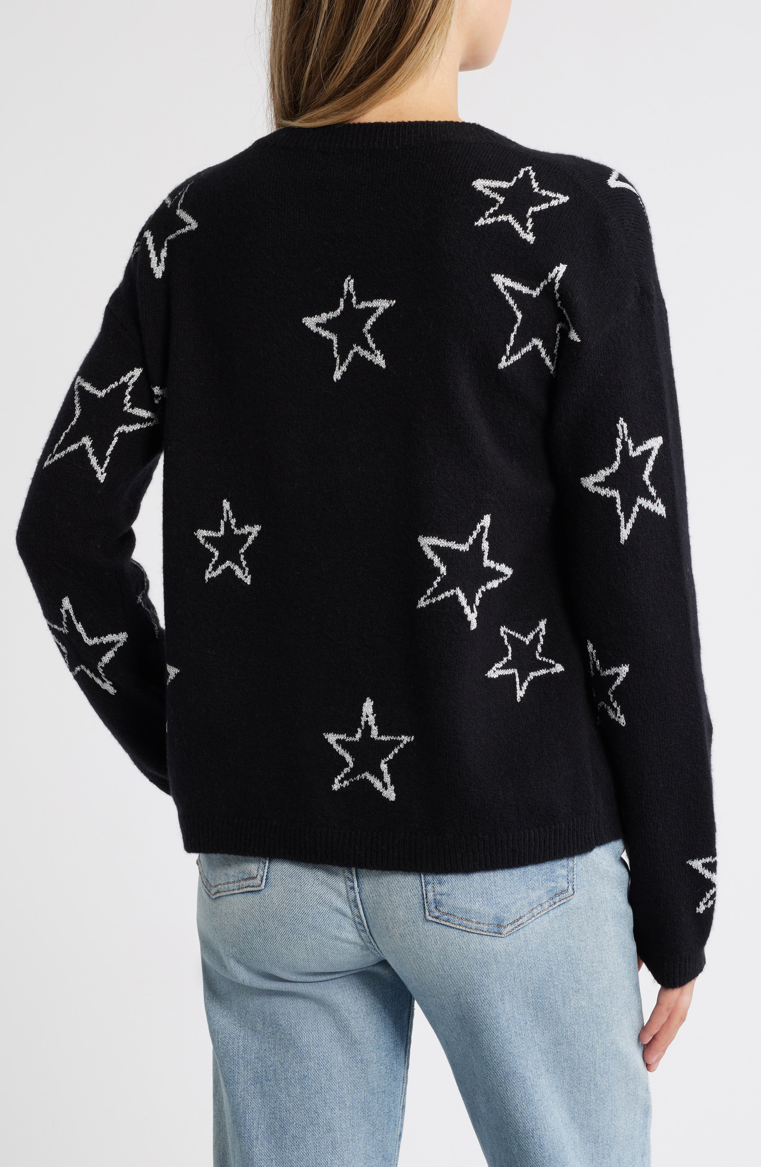 Star Jacquard Sweater - image 2