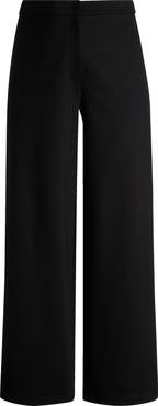 Eileen Fisher Straight Leg Double-Knit Pants
