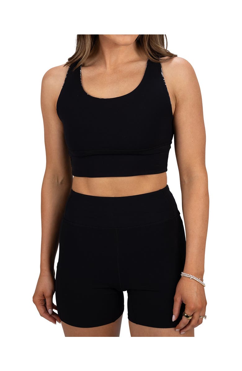 Black Clover Tykee Reversible Sports Bra, Alternate, color, Black