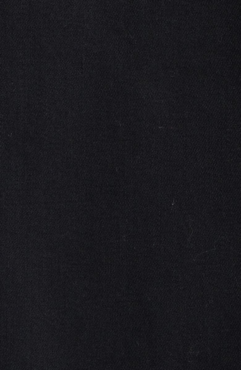 HUGO Enalu Cotton Twill Overshirt, Alternate, color, Black