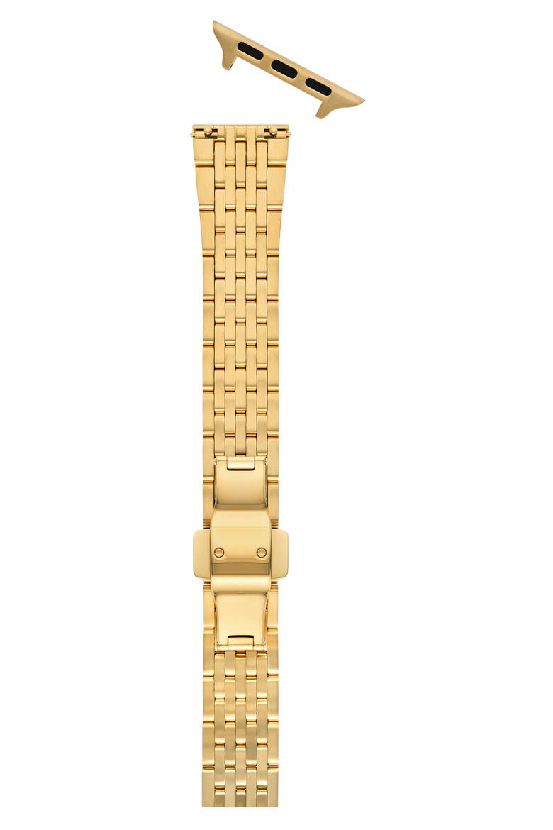 Tapered Apple Watch® Bracelet Watchband, Alternate, color, GOLD
