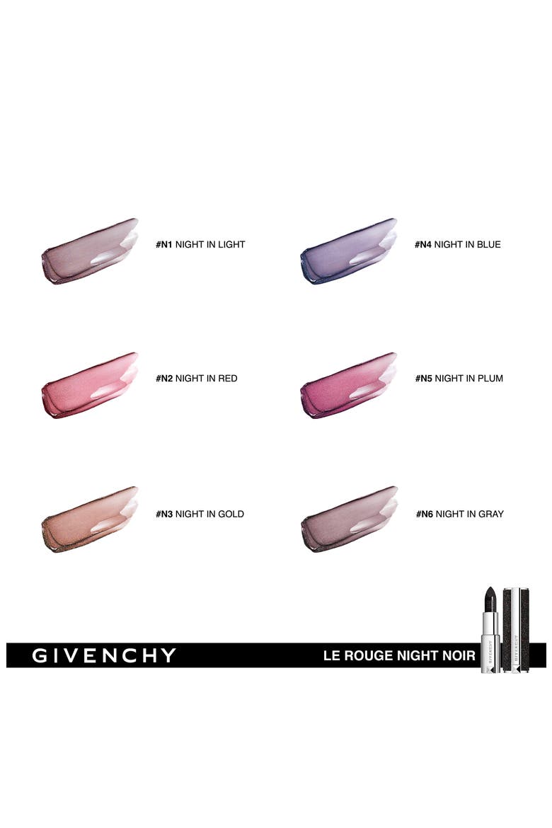 Le Rouge Night Noir Sheer Sparkling Lipstick, Alternate, color, 1 NIGHT LIGHT