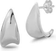 SPHERA MILANO Concave Hoop Earrings