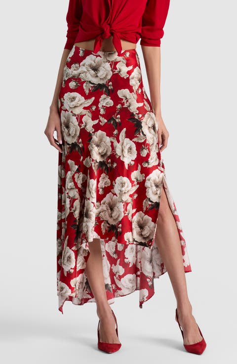 Rosa Asymmetrical Midi Skirt